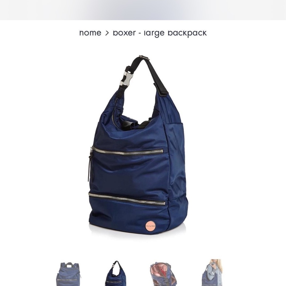 Navy Large Backpack